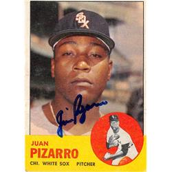 688783 Juan Pizarro Autographed Chicago White Sox 1963 Topps No.160 Baseball Card