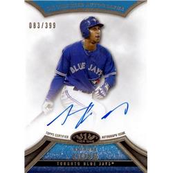 688828 Anthony Gose Autographed Toronto Blue Jays 2013 Topps Tier One No.ORAAG2 LE 83-399 Baseball Card