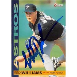 688900 Mitch Williams Autographed Houston Astros 1994 O Pee Chee No.99 Baseball Card