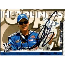 689363 Ron Hornaday Autographed NASCAR, Auto Racing & SC 2009 Press Pass Headliners No.108 Trading Card