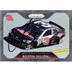 689377 Austin Dillon Autographed Auto Racing, NASCAR & SC 2016 Panini Prizm No.50 Trading Card