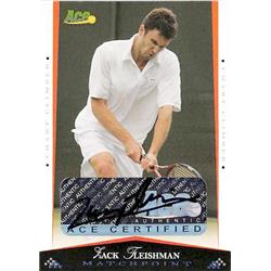 689460 Zack Fleishman Autographed United States 2008 Ace Authentic Matchpoint No.31 Tennis Card