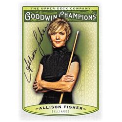 689476 Allison Fisher Autographed Billiards, Pool & Snooker 2019 Upper Deck Goodwin Champions No.18 Trading Card -  Autograph Warehouse