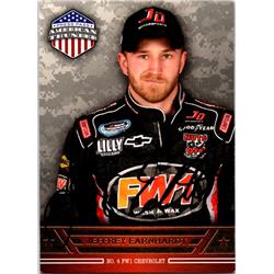700121 Jeffrey Earnhardt Autographed Auto Racing, NASCAR & SC 2014 Press Pass American Thunder No.43 Trading Card
