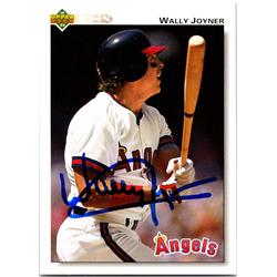 676901 Wally Joyner Autographed California Angels 1992 Upper Deck No.343 Baseball Card