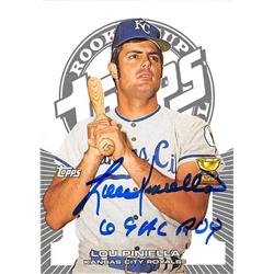 676971 Lou Piniella Autographed Kansas City Royals 2005 Topps Reprint All Star Rookie Cup No.22 69 AL ROY Baseball Card -  Autograph Warehouse