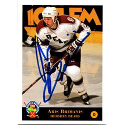 677367 Aris Brimanis Autographed Hershey Bears 1994 Classic Prospects No.138 Hockey Card