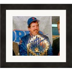687578 8 x 10 in. Davey Johnson Autographed New York Mets No.SC4 86 WS Champs Matted & Framed Photo