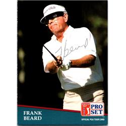 687617 Frank Beard Autographed PGA Tour, Florida Gators & SC 1991 Pro Set No.227 Ballpoint Golf Card