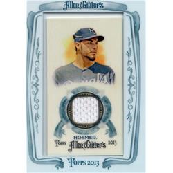 687869 Eric Hosmer Player Worn Jersey Patch Kansas City Royals 2013 Topps Allen & Ginter No.AGREH Baseball Card