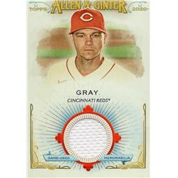 687886 Sonny Gray Player Worn Jersey Patch Cincinnati Reds 2020 Topps Allen & Ginter No.FSRBSG Baseball Card