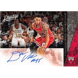 688023 Denzel Valentine Autographed Chicago Bulls 2017 Panini Prestige No.1 Basketball Card