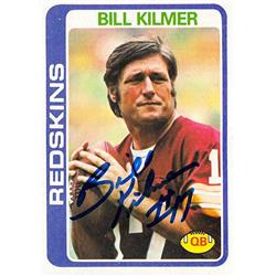 688279 Billy Kilmer Autographed Washington Redskins 1978 Topps No.155 Football Card -  Autograph Warehouse