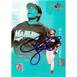 688330 Chris Aguila Autographed Florida Marlins, FT 2004 Upper Deck SP Prospects No.121 Baseball Card