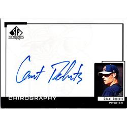 688425 Grant Roberts Autographed Binghamton Mets 1999 Upper Deck Top Prospects Rookie No.GR Baseball Card