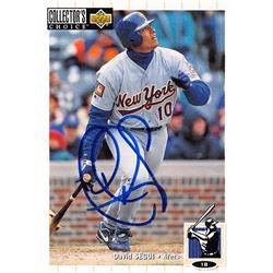 688482 David Segui Autographed New York Mets 1994 Upper Deck No.529 Baseball Card