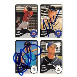 688507 Justin Huber Autographed Mets, Marlins 2003 Topps Bazooka Sticker No.24 Baseball Card