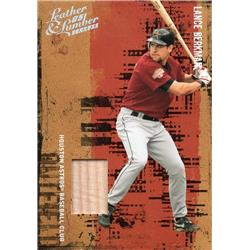 664690 Lance Berkman Player Used Bat Patch Houston Astros 2005 Donruss Leather & Lumber No.85 LE 244-250 Baseball Card