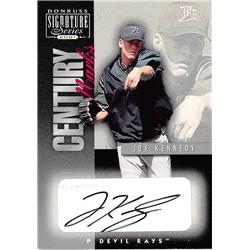 664976 Joe Kennedy Autographed Tampa Bay Rays 2001 Donruss Signature Series No.JK Baseball Card