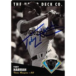 665077 Toby Harrah Autographed Texas Rangers Washington Senators 1994 Upper Deck Heroes No.143 Baseball Card
