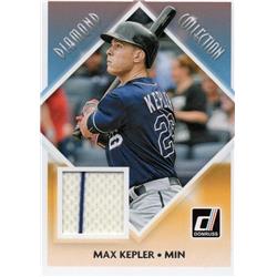 675818 Max Kepler Player Worn Jersey Patch Minnesota Twins 2018 Panini Diamond Collection No.DCMK Pinstripe Baseball Card