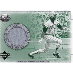 676102 Dave Parker Player Worn Jersey Patch Pittsburgh Pirates 2002 Upper Deck Sweet Spot No.JDP Baseball Card