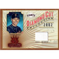724344 Tsuyoshi Shinjo Player Used Bat Patch San Francisco Giants 2002 Upper Deck Diamond Kings Cut No.DC87 LE 314-500 Baseball Card