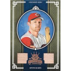 724423 Austin Kearns Player Used Bat Patch Cincinnati Reds 2005 Donruss Diamond Kings No.70 LE 112-200 Baseball Card