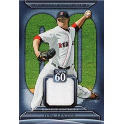 724508 Jon Lester Player Worn Jersey Patch Boston Red Sox 2011 Topps 60 No.T60RJL Baseball Card