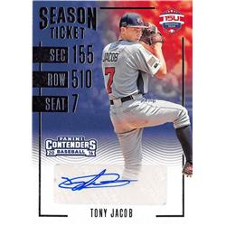 724617 Tony Jacob Autographed Stanislaus State 2016 Panini Elite Extra USA Rookie No.15UTJ Baseball Card