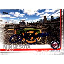 724711 Dick Bremer Autographed Minnesota Twins Broadcaster, SC 2019 Topps Target Field No.424 Baseball Card