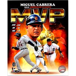 724899 8 x 10 in. Miguel Cabrera Detroit Tigers 2012 AL MVP Collage Photofile Licensed Photo