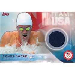 726098 Conor Dwyer Player Worn Relic Patch USA Swimming 2016 Topps No.USOTR-CD Trading Card -  Autograph Warehouse