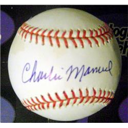 Picture of Autograph Warehouse 654432 Charlie Manuel Autographed Spotted Aged Condition Philadelphia Phillies 2008 World Series Manager NPB Japan Baseball