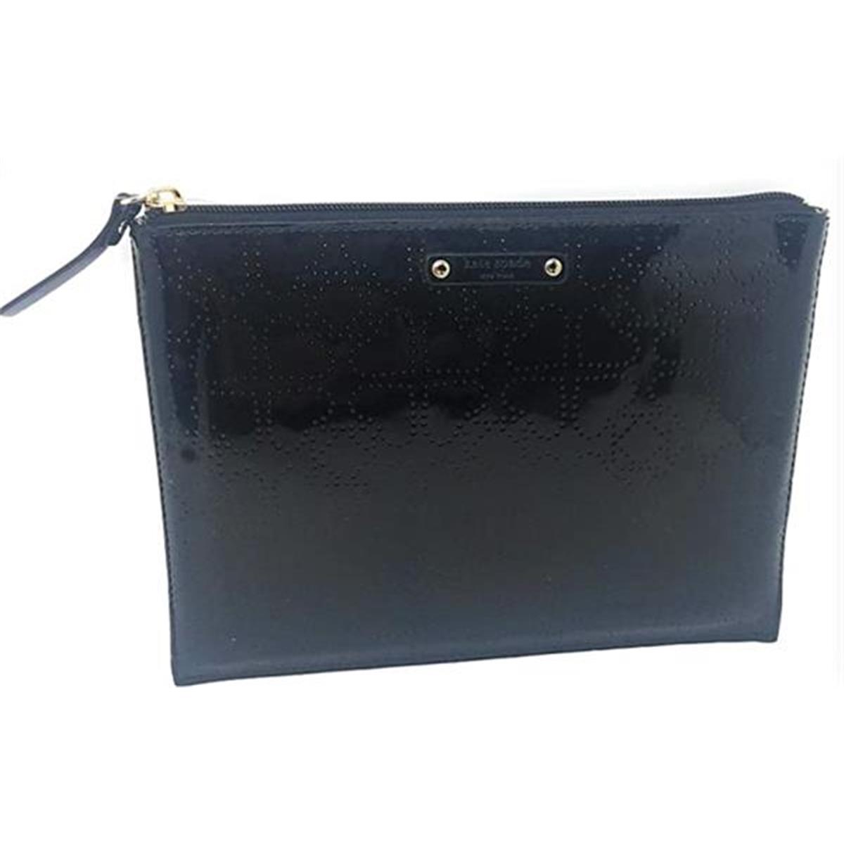 Picture of Autograph Warehouse 654564 Kate Spade Womens Metro Spade Zip Pouch, Black