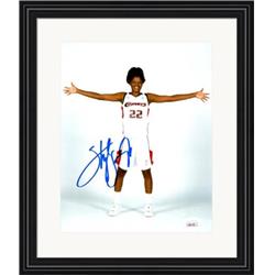 724013 8 x 10 in. Sheryl Swoopes Autographed Houston Comets, Wnba No.1 Matted & Framed JSA Authenticated Photo