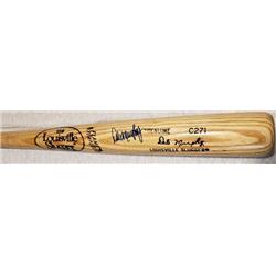 Picture of Autograph Warehouse 724118 Dale Murphy Autographed Atlanta Braves Legend Louisville Slugger Baseball Bat