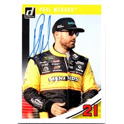 724178 Paul Menard Autographed NASCAR, Auto Racing & SC 2019 Donruss No.77 Trading Card -  Autograph Warehouse