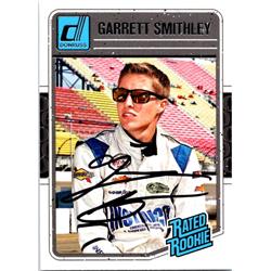 724204 Garrett Smithley Autographed Auto Racing, NASCAR & SC 2017 Donruss Rated Rookie No.36 Trading Card