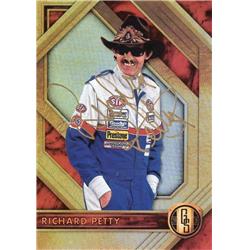 724302 Richard Petty Autographed Auto Racing, NASCAR & SC 2021 Panini Chronicles Gold Standard No.7 Trading Card