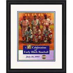 701244 8 x 10 in. Leon Day Autographed Newark Eagles, Negro Leagues 1993 Upper Deck A Celebration of Early Black Baseball Matted & Framed Photo
