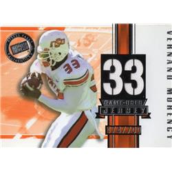 701736 Vernand Morency Player Worn Jersey Patch Oklahoma State Cowboys 2005 Press Pass Se Rookie No.JCVM Football Card