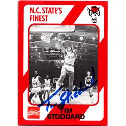 701814 Tim Stoddard Autographed Nc State Wolfpack 1989 Collegiate Collection No.51 Basketball Card