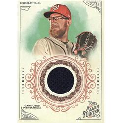 701916 Sean Doolittle Player Worn Jersey Patch Washington Nationals 2019 Topps Allen & Ginter No.FSRASD Baseball Card