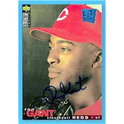 702043 Ron Gant Autographed Cincinnati Reds 1994 Upper Deck Special Edition No.196 Baseball Card