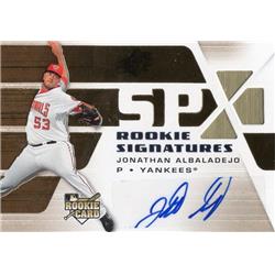 702600 Jonathan Albaladejo Signed Washington Nationals 2008 Upper Deck Spx Rookie No.143 Baseball Card