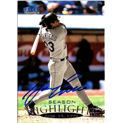 Jose Canseco Signed Autographed 2001 Upper Deck Trading Card