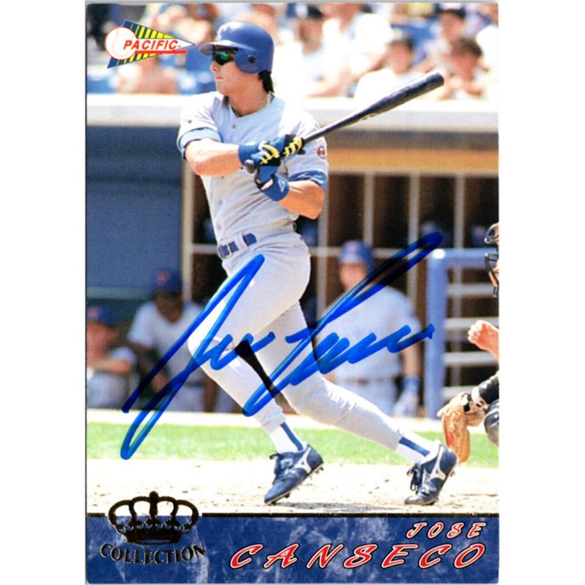 703253 Jose Canseco Signed Texas Rangers 1994 Pacific No.611 Baseball Card