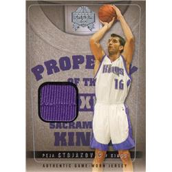 703381 Peja Stojakovic Player Worn Jersey Patch Sacramento Kings 2005 Fleer Fresh Ink No.POPS Basketball Card -  Autograph Warehouse