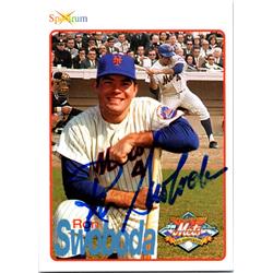 689829 Ron Swoboda Autographed New York Mets, JZ 1994 Spectrum No.9 Baseball Card